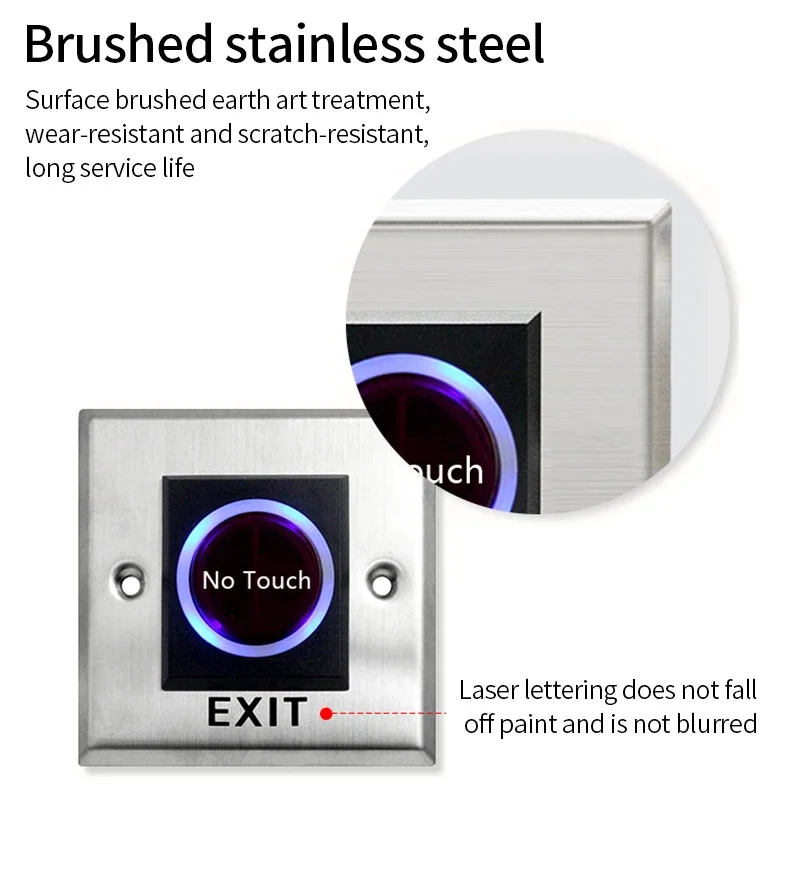 Инфракрасный индукционный кнопочный переключатель 433 м 12-24 В