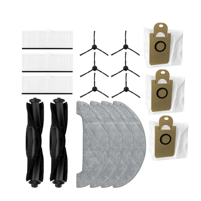 

Robot Vacuum Cleaner Main Side Brush Filter Mop Cloth Dust Bag Accessories For Xiaomi Viomi VXVC11 VXVC12
