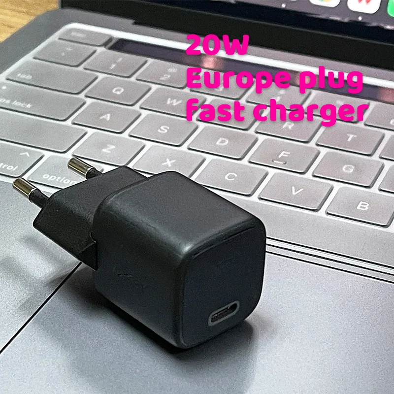 Фото AUKEY PA-B1 EU/US, зарядное устройство с быстрой зарядкой 20 Вт Type-C PD, сетевое зарядное устройство для IPhone/HUAWEI/XIAOMI/зарядное устройство №5