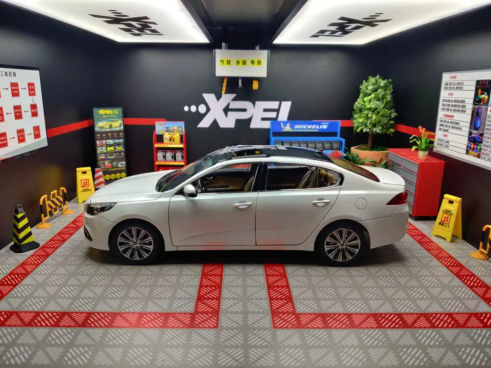 Фото Коллекционная модель автомобиля Dongfeng Yueda Kia K4 из литого металла в масштабе 1:18 с открывающимися дверями, оригинальный сувенир, подарок, предмет для демонстрации №5