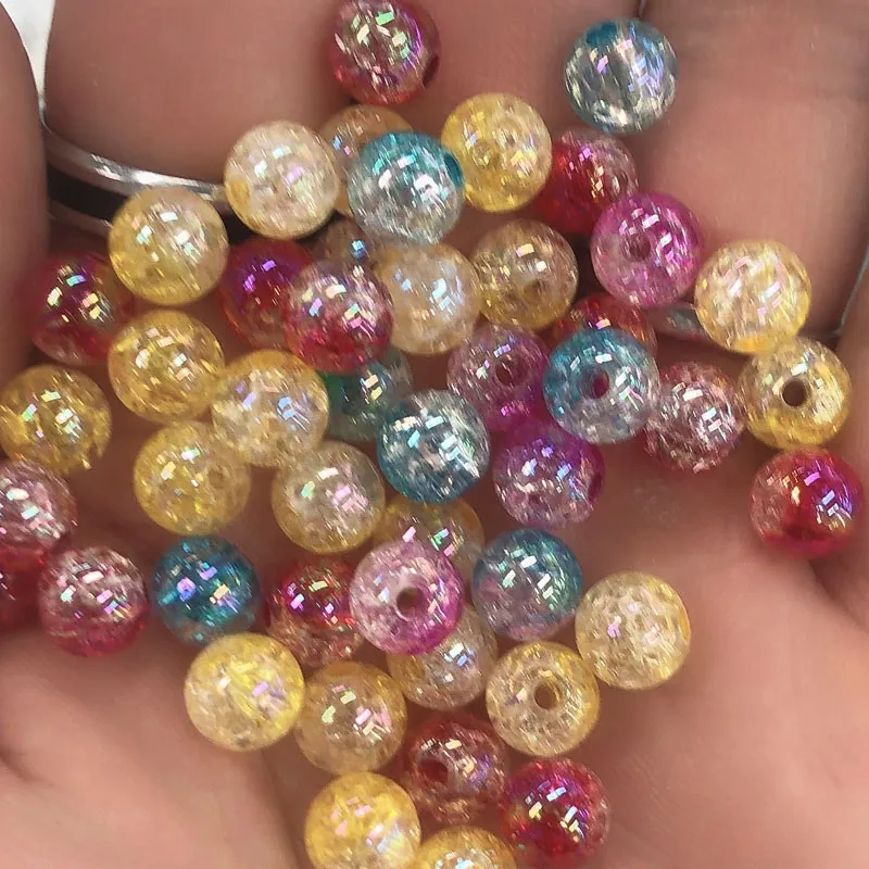 

DIY8mm50/100/200pcs Smiling face bead bracelet for women seed beads large beads for jewelry making halloween jewelry