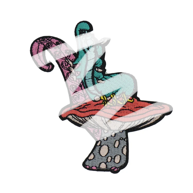 4 &quotгусеница гриб фильм ТВ форма вышивка утюгом на/Пришивание нашивка значок