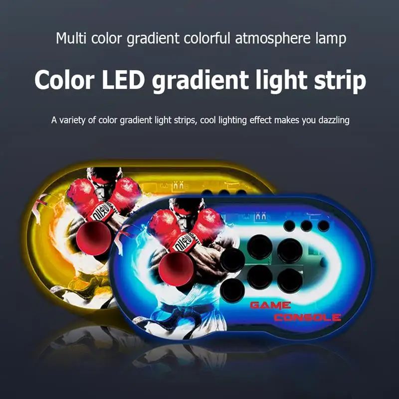 Классическая Ретро-консоль для телевизора с двумя качающимися консолями игровая