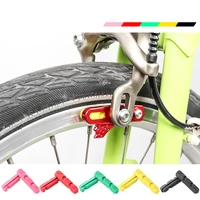 2 pairs folding bicycle aluminum rim silent wear resistant c caliper brake block can replace road bicycle brake pad accessories