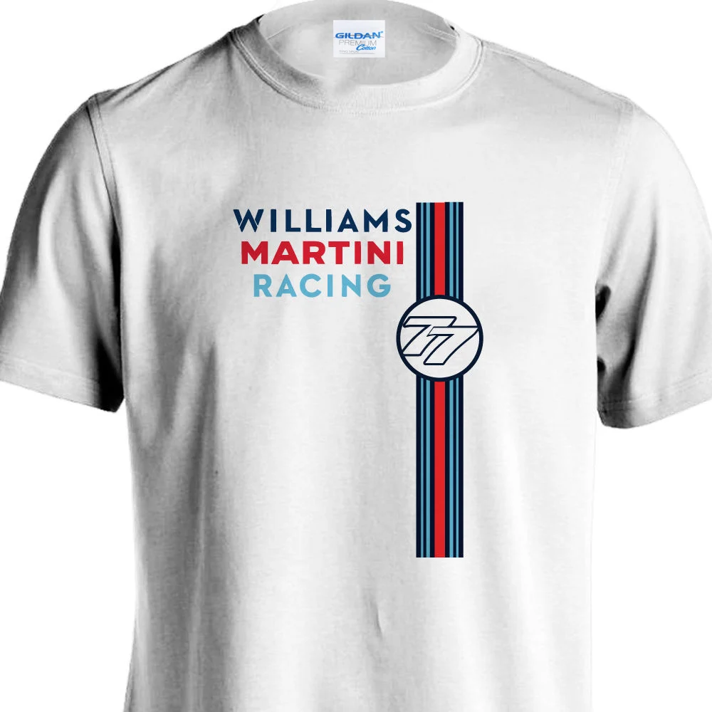 

Hot Summer Men'S T Shirt Fashion Movie Williams Martini Race 2015 Bottas S-3Xl Shirt To Swea Tee Shirts Digital Printing