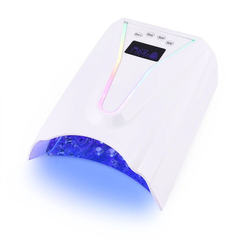 2024 Новая мощность 128 Вт перезаряжаемая Rainbow Illumina Light Pro Cure УФ-светодиодная лампа