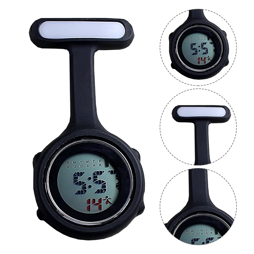 

Electronic Nurse Form Nursing Gifts Watches Women Clip Mute Silica Gel Hanging Fob Women's Label