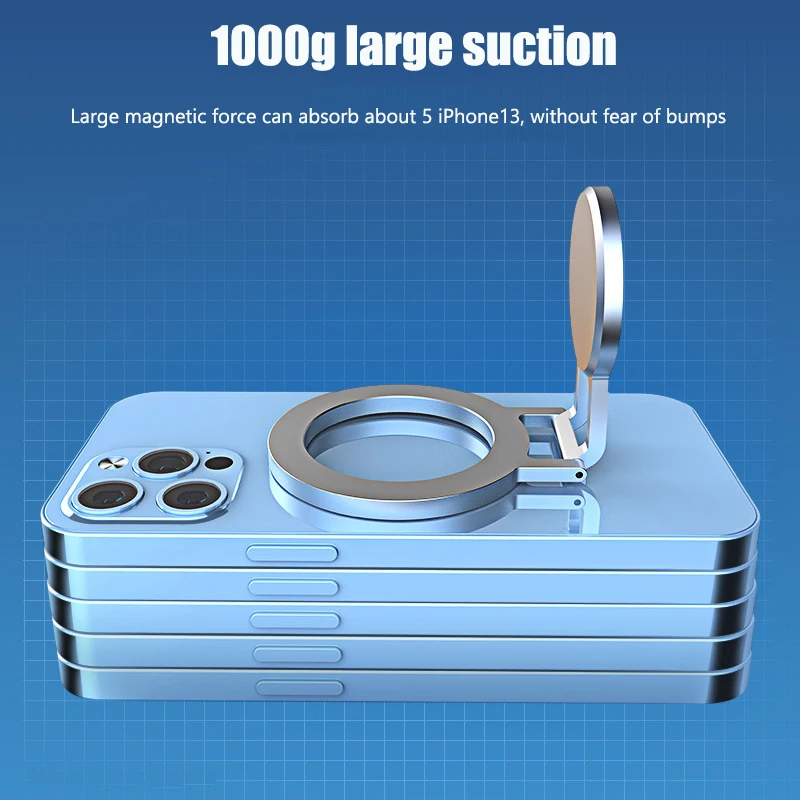 Magnetic Mobile Phone Car Mount for Iphone 12 13 Pro Max Compatible Magsafe Adhesive Adjustable Phone Holder Base for Mag Safe