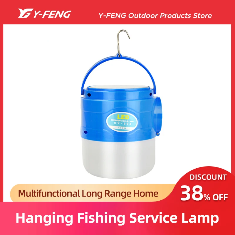 

Outdoor Camping Led Charging Lighting Super Bright Tent Emergency, Hanging Fishing Service Lamp, Multifunctional Long Range Home