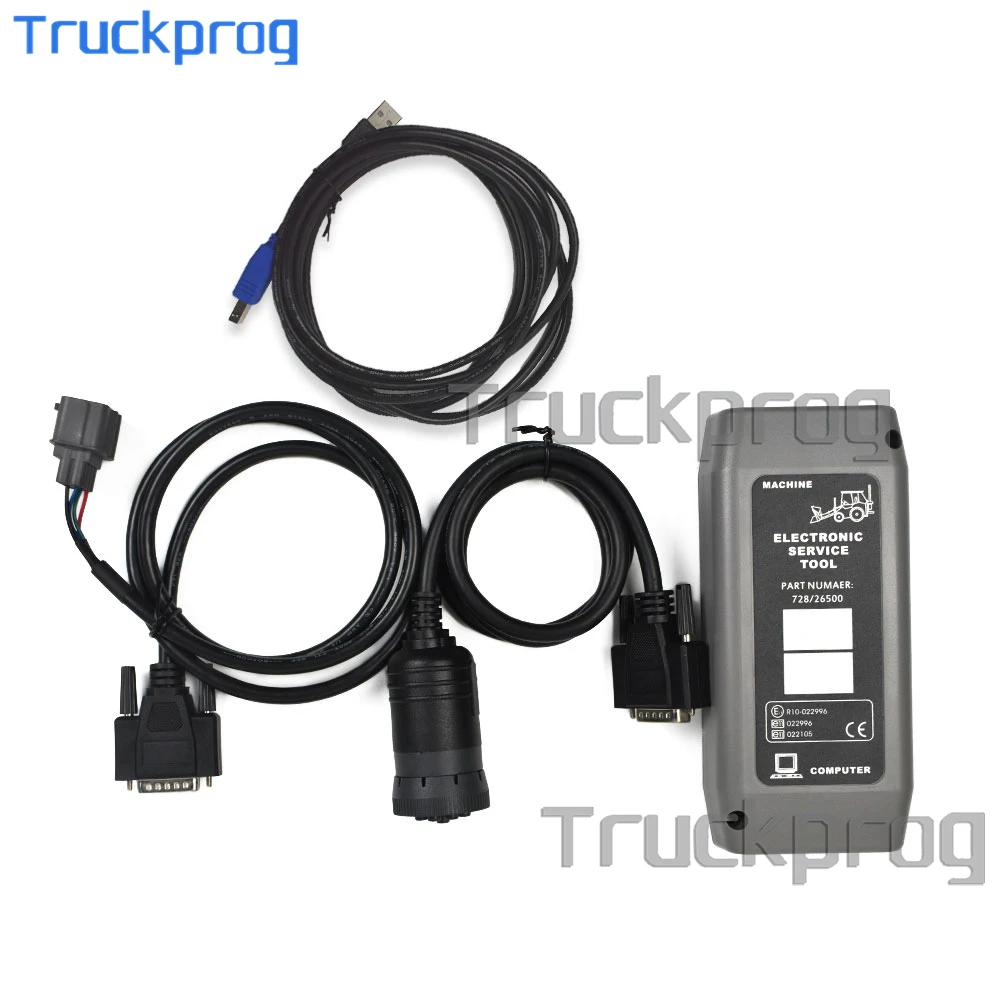 

Auto diagnosis tool for JCB Electronic Service tool Interface wtih 9Pin and 6Pin cable For JCB truck excavator tractor diagnosti