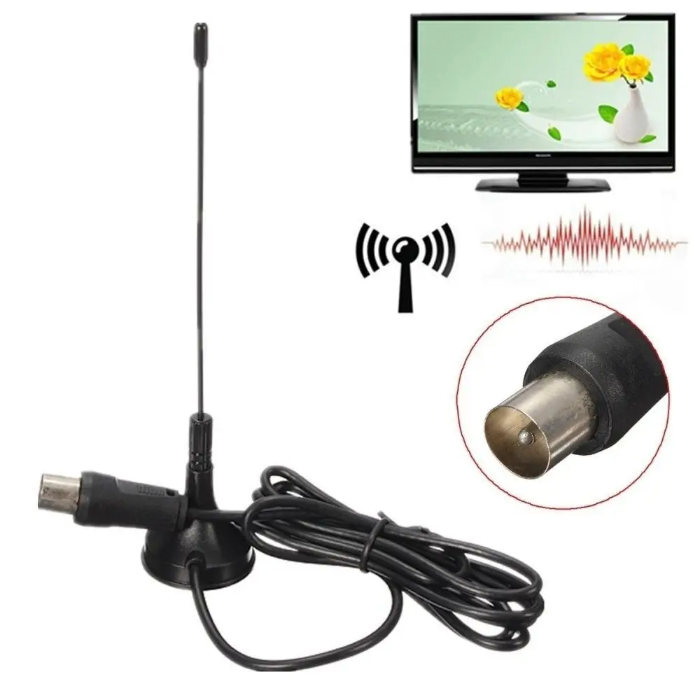 

2Pcs New Freeview HDTV Digital Indoor Signal Receiver 5dBi DVB-T Mini TV Antenna Aerial Booster CMMB Televison Receivers