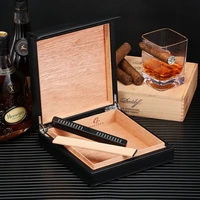 galiner humidor cigar box luxury portable humidor travel with humidifier new leather cigar case cedar wood