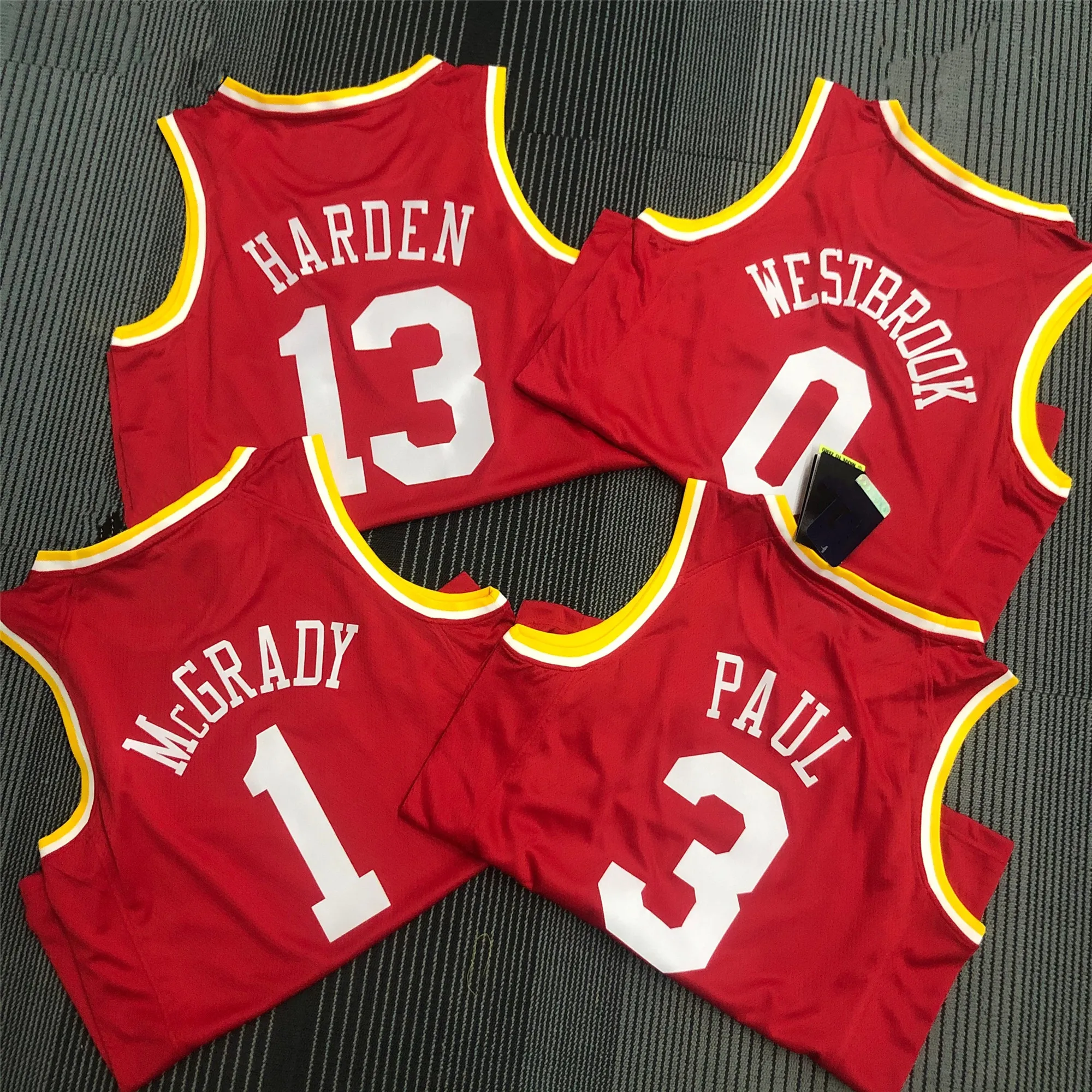 

Men's/Youth Basketball Jerseys Houston Fan Retro Jersey Basketball Sports Fashion Sweatshirt Casual Vest