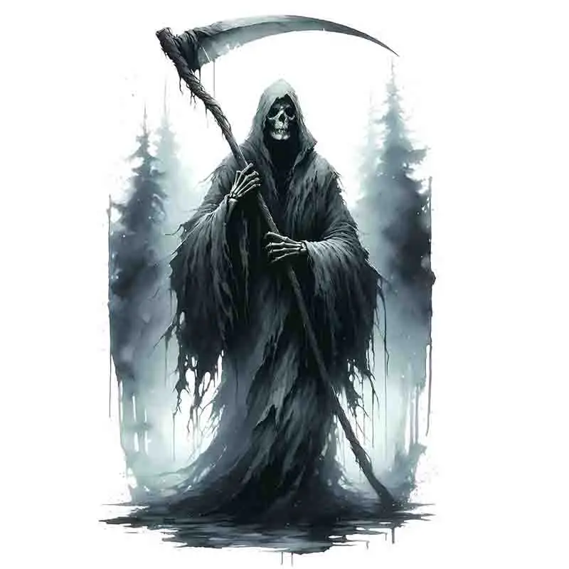 

Наклейка на унитаз Grim Reaper