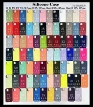 10pcs/Lot Silicone Case Cover For 14 13 12 11 Pro Max X XR XS MAX 8 7 6S 14 Plus Phone Cover Cases