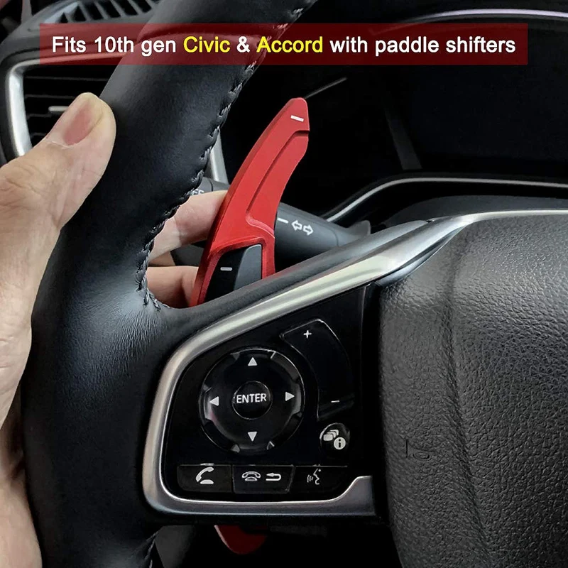 Весло переключения передач из алюминиевого сплава 2 шт. рычаг на руль удлинители