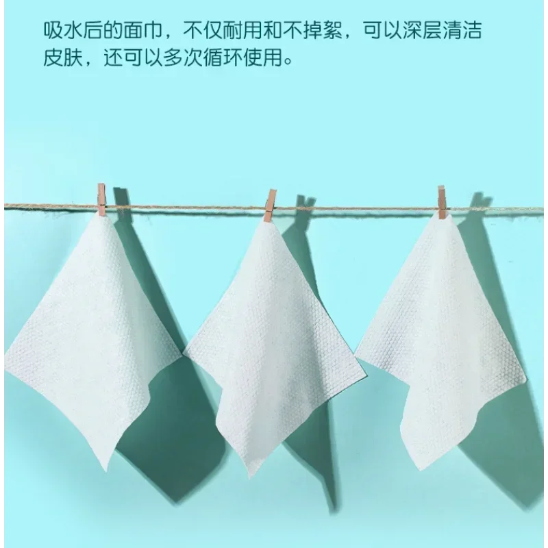 100 шт. одноразовые толстые 100% хлопковые полотенца для лица мягкие салфетки снятия