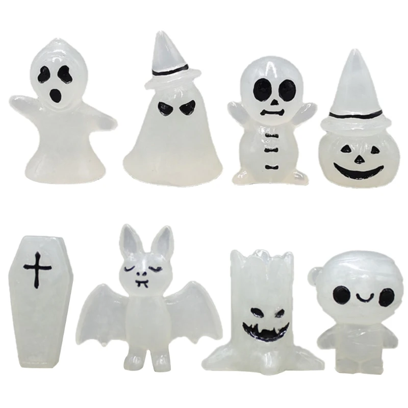 

4Pcs Skeletons Decor Statue Halloween Decorations Outdoor Scary Sculpture Resin