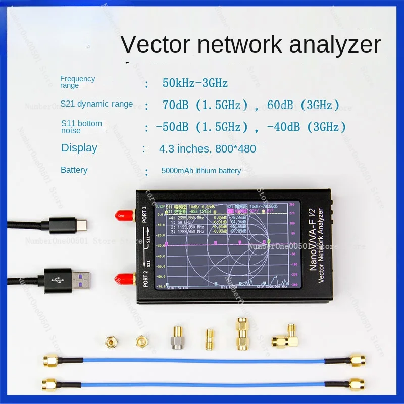 Векторный анализатор сети NANOVNA V2 V3 3 5-дюймовый 3G векторный netwrok Analysis