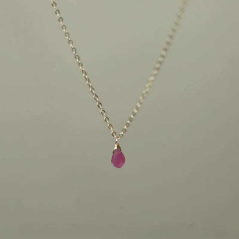 Сливовый приготовленный розовый сапфир сумка из золота 4 карата японская мода