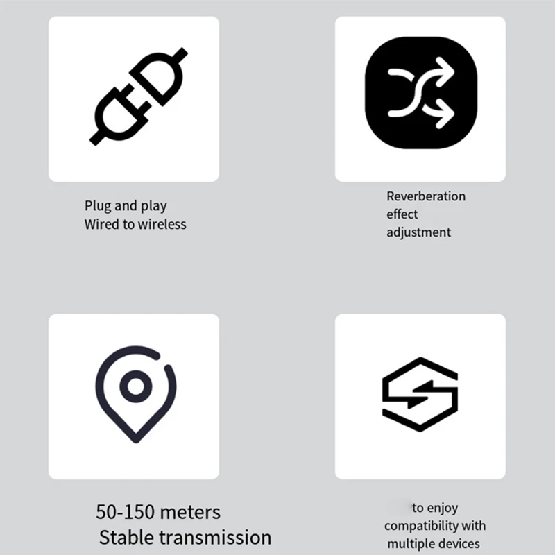 Беспроводная система передачи и приема микрофона 2 4G XLR