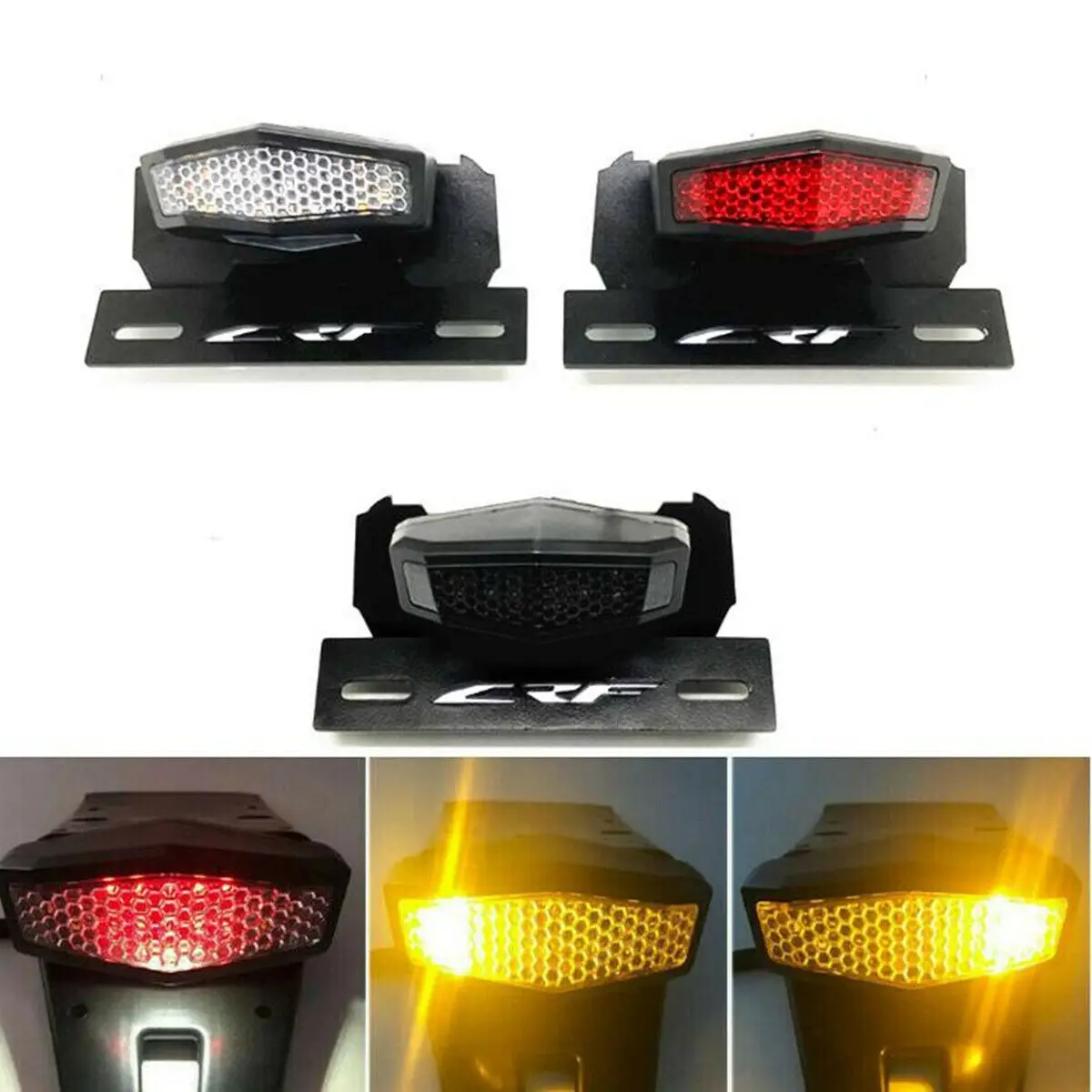 

LED Tail Brake Light License Plate Bracket Tail Tidy Fender Eliminator Registration Holder For HONDA CRF450L CRF 450F 2019 2020