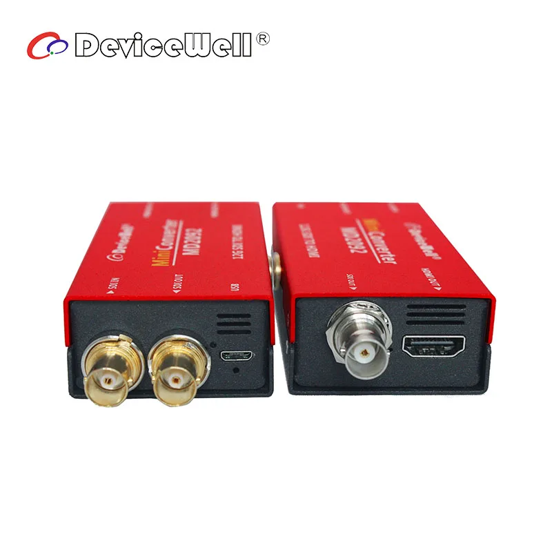 

DeviceWell MD2092 Mini Signal Converter 4K 1080P 12G To 3G SDI / HD HDMI-Cable Video Converter For UHDIV/FHDTV/HDTV/SDTV