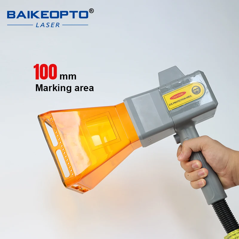 Фото Портативный волоконный лазерный маркиратор Baikeopto 20W Mini для металла (QR/штрихкоды), 1064 нм №4