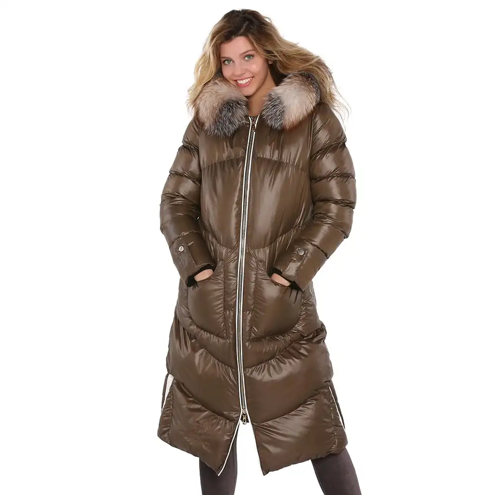 Пальто из натурального меха пальто одежда жилет Анорак меха|Шубы и дубленки| |