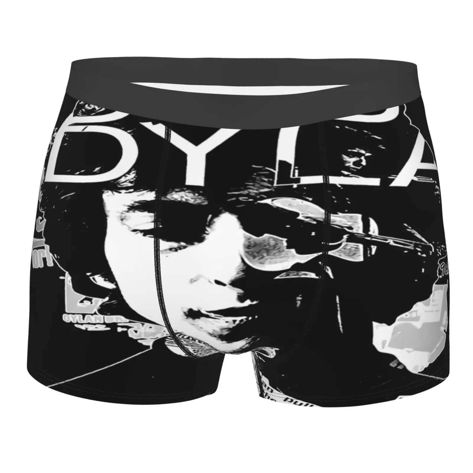 

Мужские трусы-боксеры Bob Dylan, черные трусы брифы с роскошным карманом, спортивные трусы для мужчин, сексуальные мужские боксеры из полиэстер...