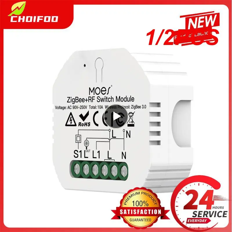 

1/2PCS Smart WiFi Light LED Dimmer Switch Smart Life/Tuya APP Remote Control 1/2 Way Switch,Works with Alexa Echo Home