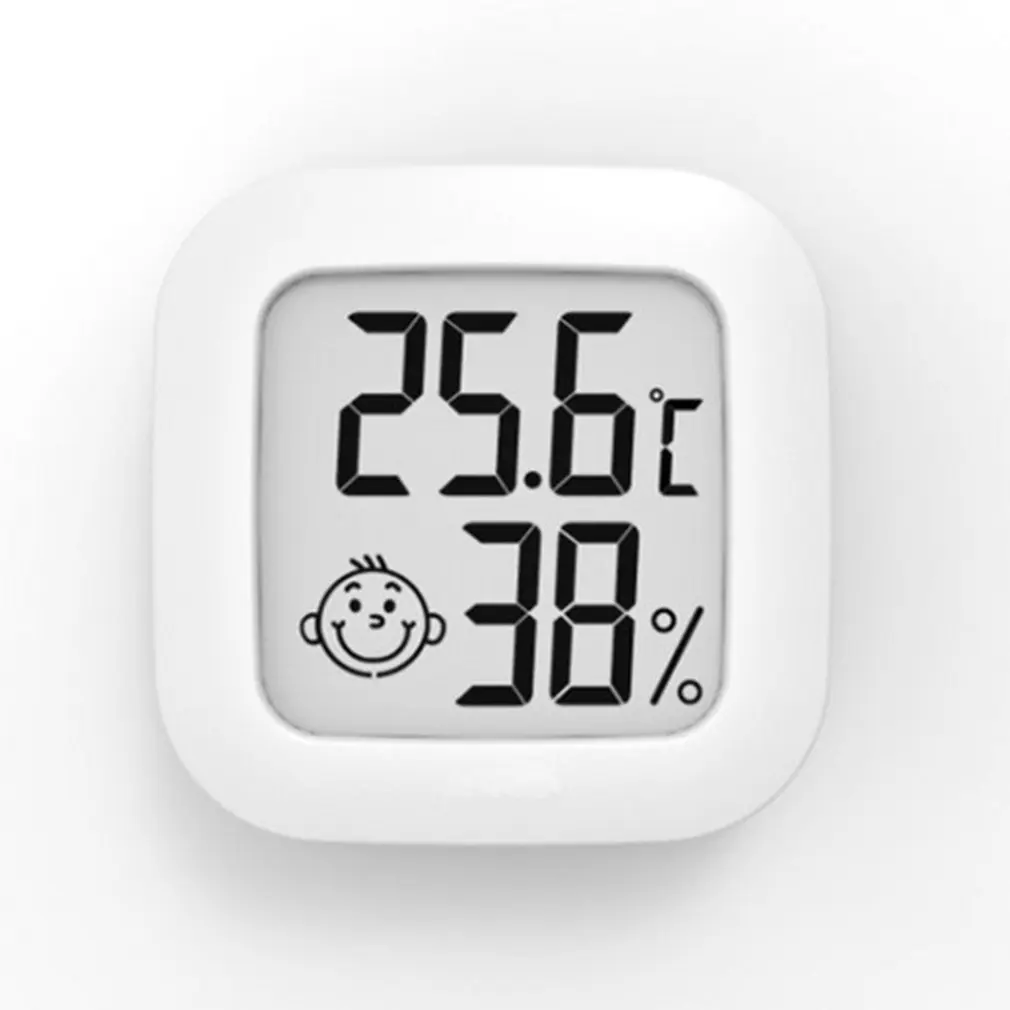 

2In1 Thermometer Hygrometer Mini LCD Digital Temperature Humidity Meter Detector Thermograph Indoor Room Instrument