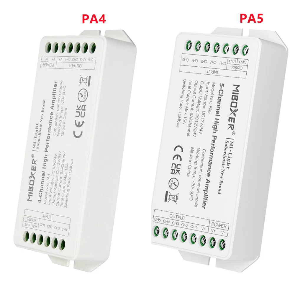 

4-канальный 5-канальный усилитель PA4 /PA5, высокая производительность, может полностью и синхронно выводить сигнал главного контроллера