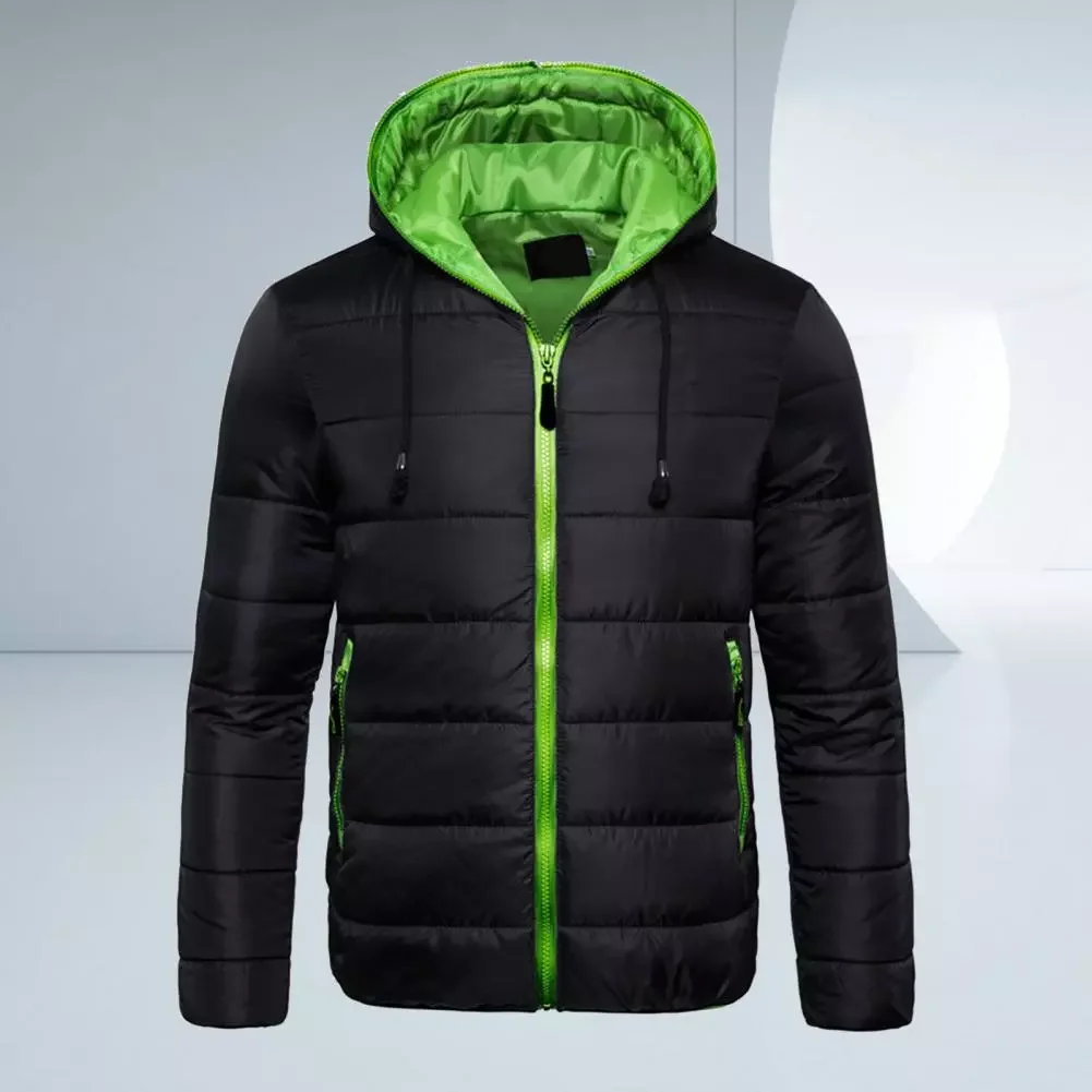 New2022 Warm All Match Solid Color Long Sleeve Extra Warm Men Jacket for Adult