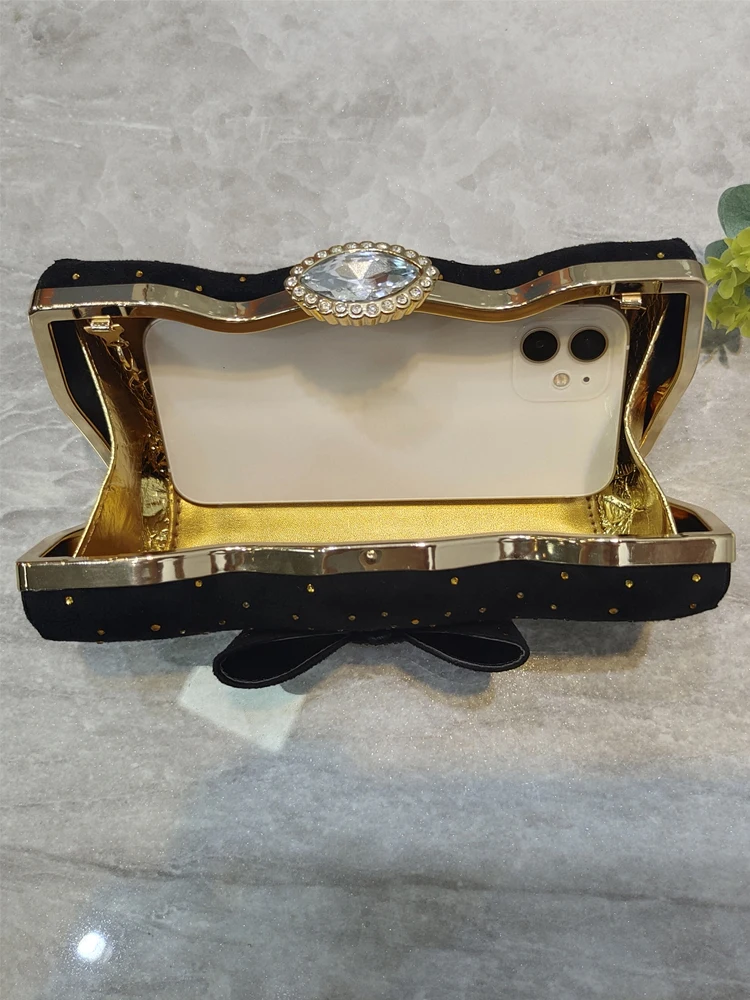 Summer Sandals 2023 Latest Versatile Clutch Italian Design Gold Butterfly Decoration High Heels Ladies Party Shoes Bag Set