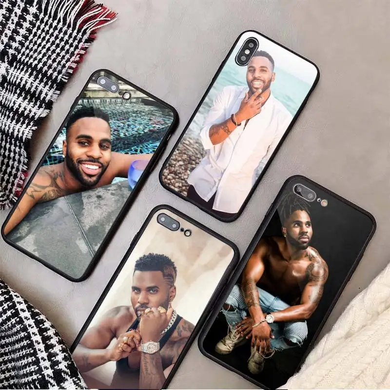 

Jason Derulo singer Phone Case Tempered glass For iphone 11 12 13 PRO MAX mini 6 7 8 plus X XS XR