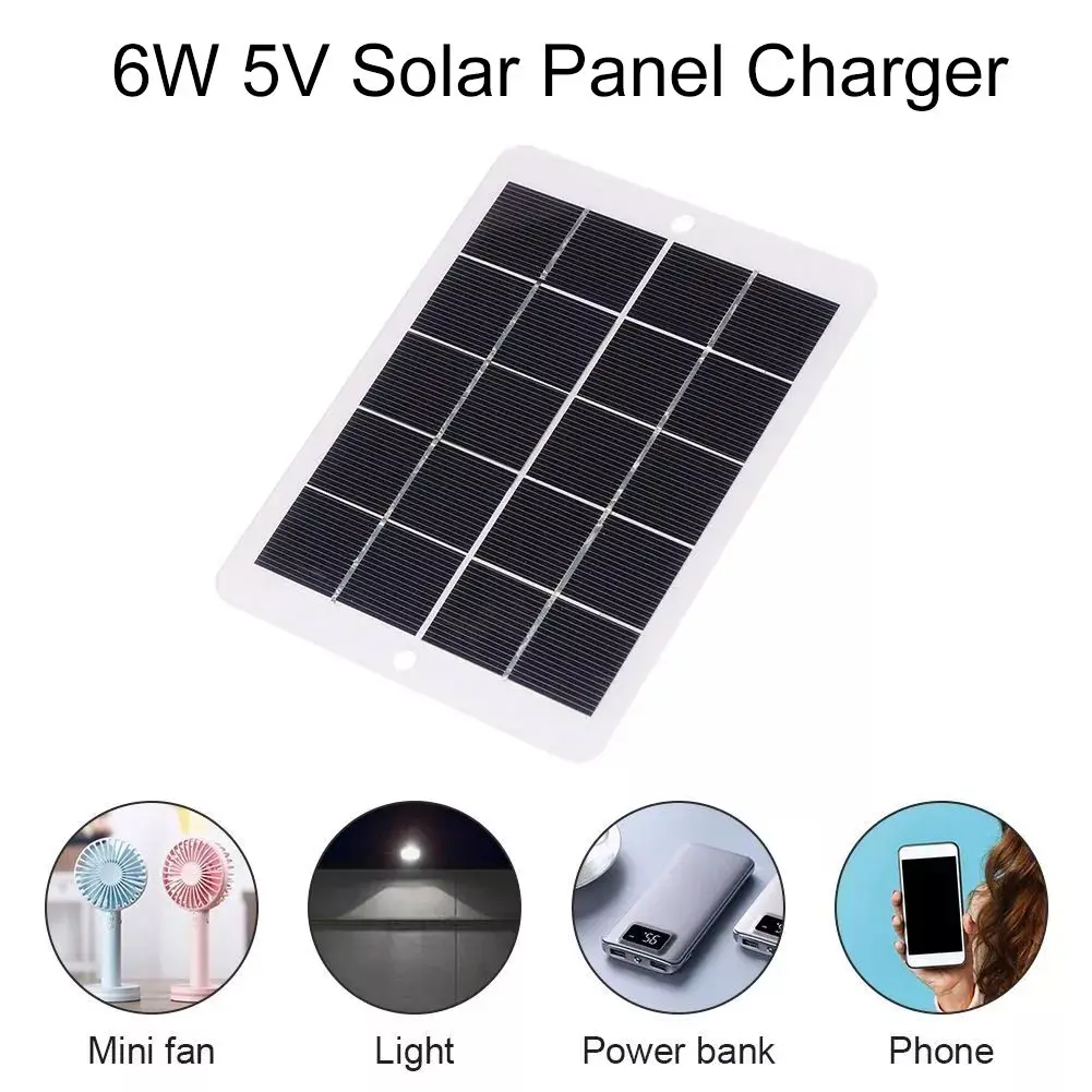 Оптовая продажа солнечной панели 1-14 шт. USB водонепроницаемый открытый туризм