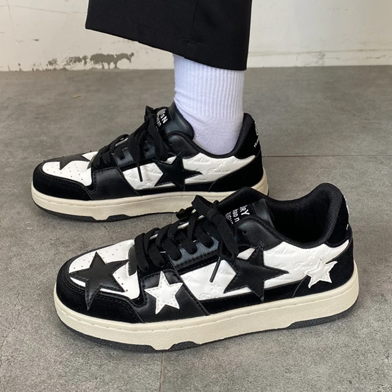 

Женские повседневные кроссовки, спортивная обувь для бега с персонализированными звездами, Уличная обувь, обувь для скейтборда, кроссовки для скейтборда, Прогулочные кроссовки на плоской подошве