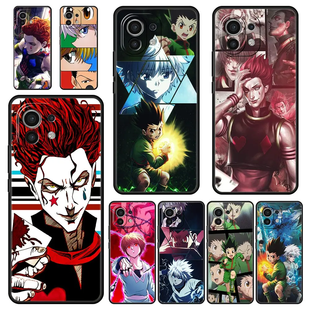 

For Xiaomi Mi 13 12T 10 12 Lite 11 10T 11T Pro 9T Phone Case Hisoka Hunter X Hunter Killua Poco X3 NFC X4 F3 F4 M3 M4 5G Cover