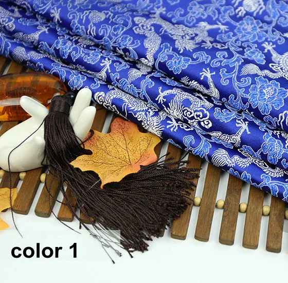 50 см * 75 толстая китайская парчовая ткань с рисунком дракона материал для шитья 100%