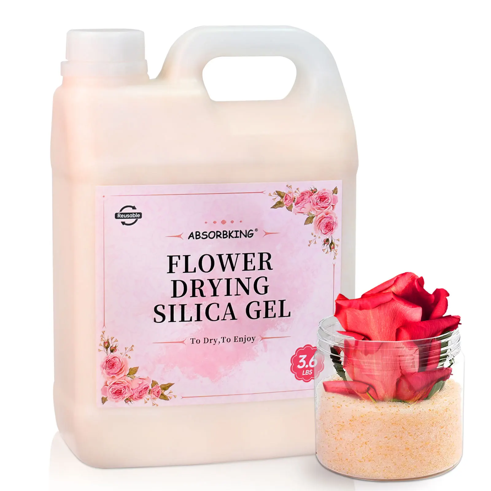 Силикагель для сушки цветов-3 6 фунтов силикагель цветов цветной индикатор