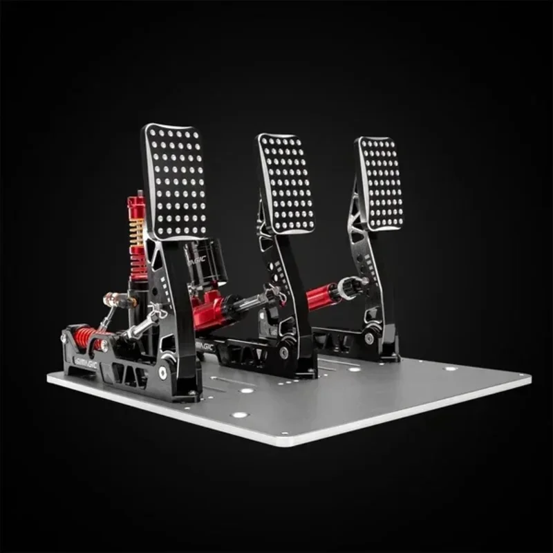 Фото Simagic C-P2000 P2000-R P2000-RF Педали 100 кг/200 кг Обработка вогнутой против MOZA Racing Педаль сцепления SR-P Lite №4