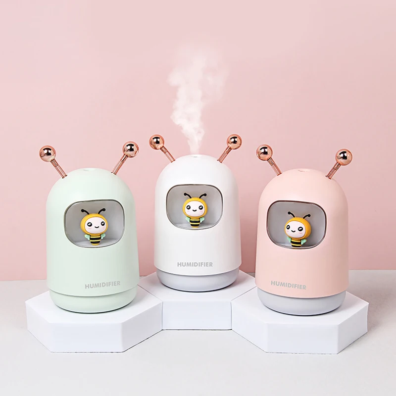 

Usb Mini Air Humidifier Oil Diffuser Aromatherapy Room Mist Maker Ultrasonic Diffuser Suit for Bedroom Office Office Desk Car