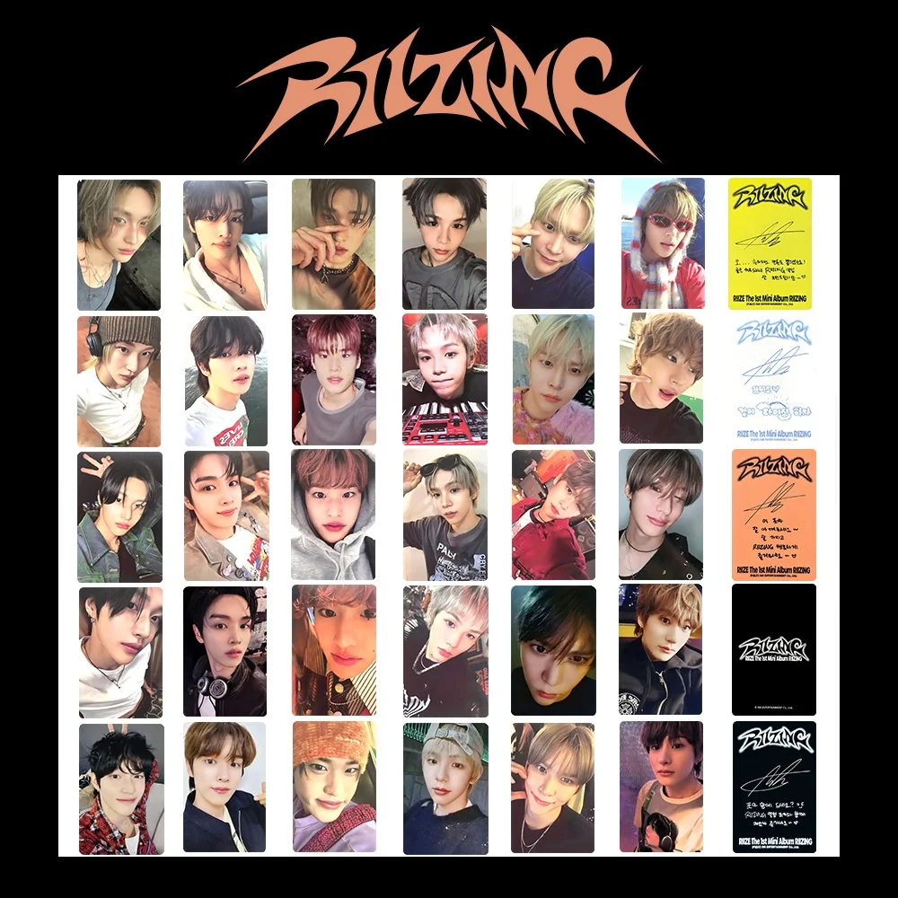 Kpop RIIZE фотокарточка альбом BRIIZE Lomo Card SEUNGHAN SUNGCHAN WONBIN коллекционная открытка для