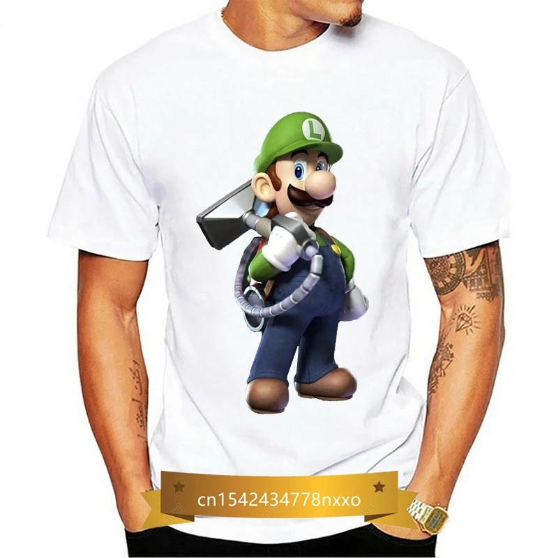 

Men's Luigis Mansion T-shirt Black Tee
