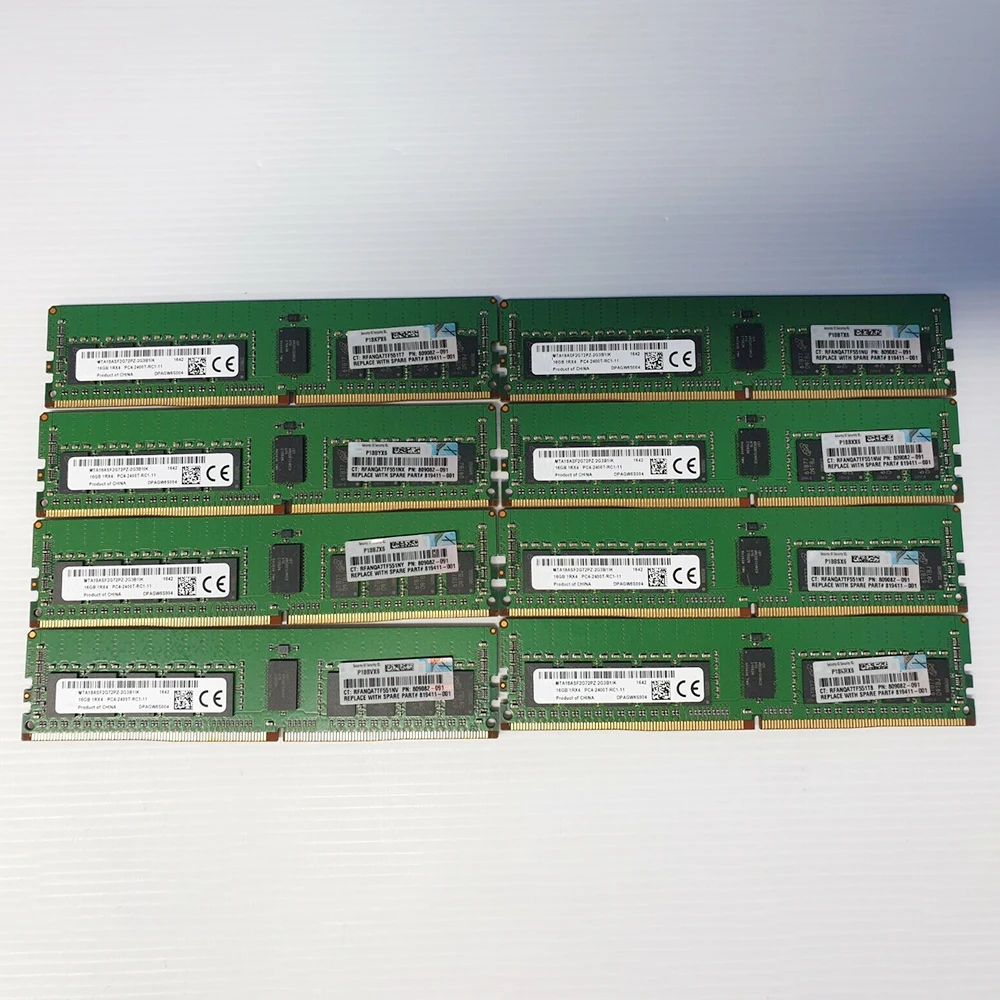 

1 PCS For HP RAM Gen9 RAM 16G 16GB 805349-B21 819411-001 809082-091 2400 ECC 1RX4 DDR4 PC4-2400T Memory High Quality Fast Ship