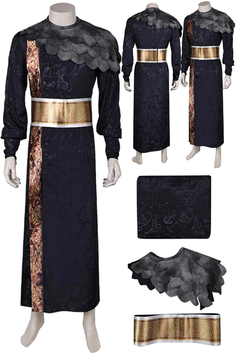 Костюм для косплея Sauron из фильма Волшебное кольцо King 2024 одежда ролевых игр