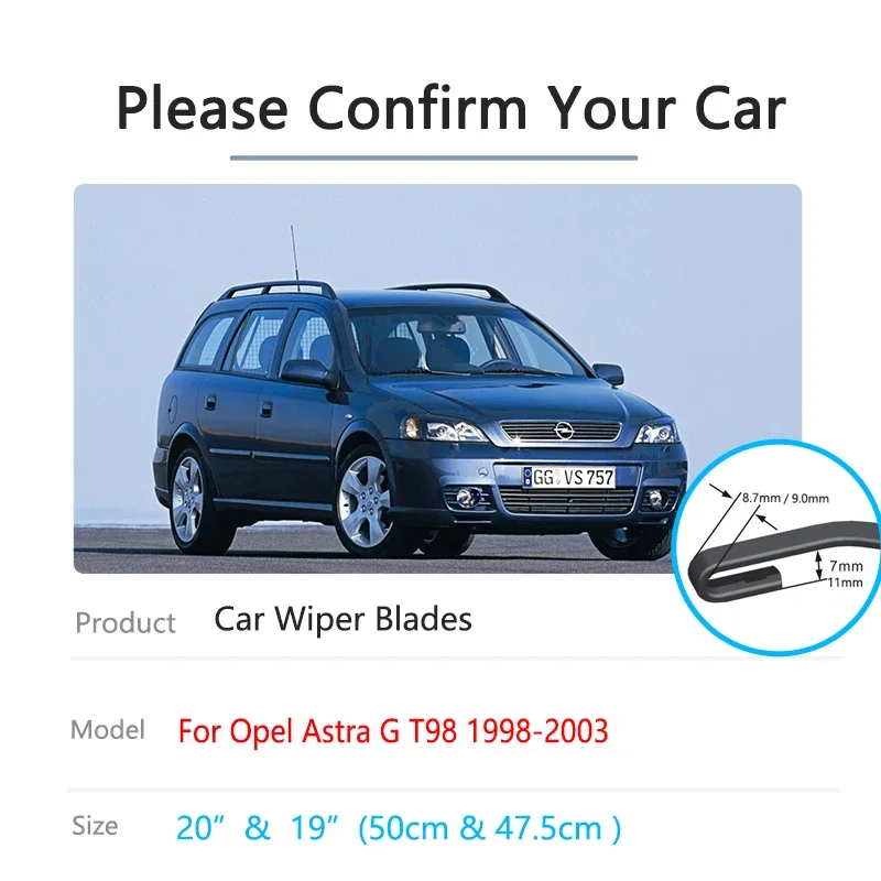 Для Opel Astra G T98 Vauxhall Holden 1998 ~ 2003 хэтчбек передняя и задняя щетка стеклоочистителя