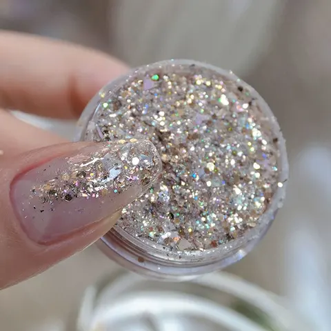 MAFANAILS Аврора, опаловые хлопья для ногтей