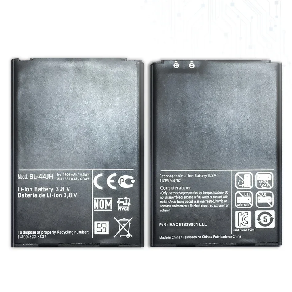 BL-44JH BL-44JN BL-44JR BL-52UH BL-59JH BL-53QH BL-41ZH Аккумулятор для LG Optimus L7 P700 P750 P705 MS770 E440 E460 E455 BL 44JH